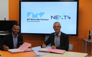 Signature du laboratoire commun de recherche DISC en partenariat avec NEXT4